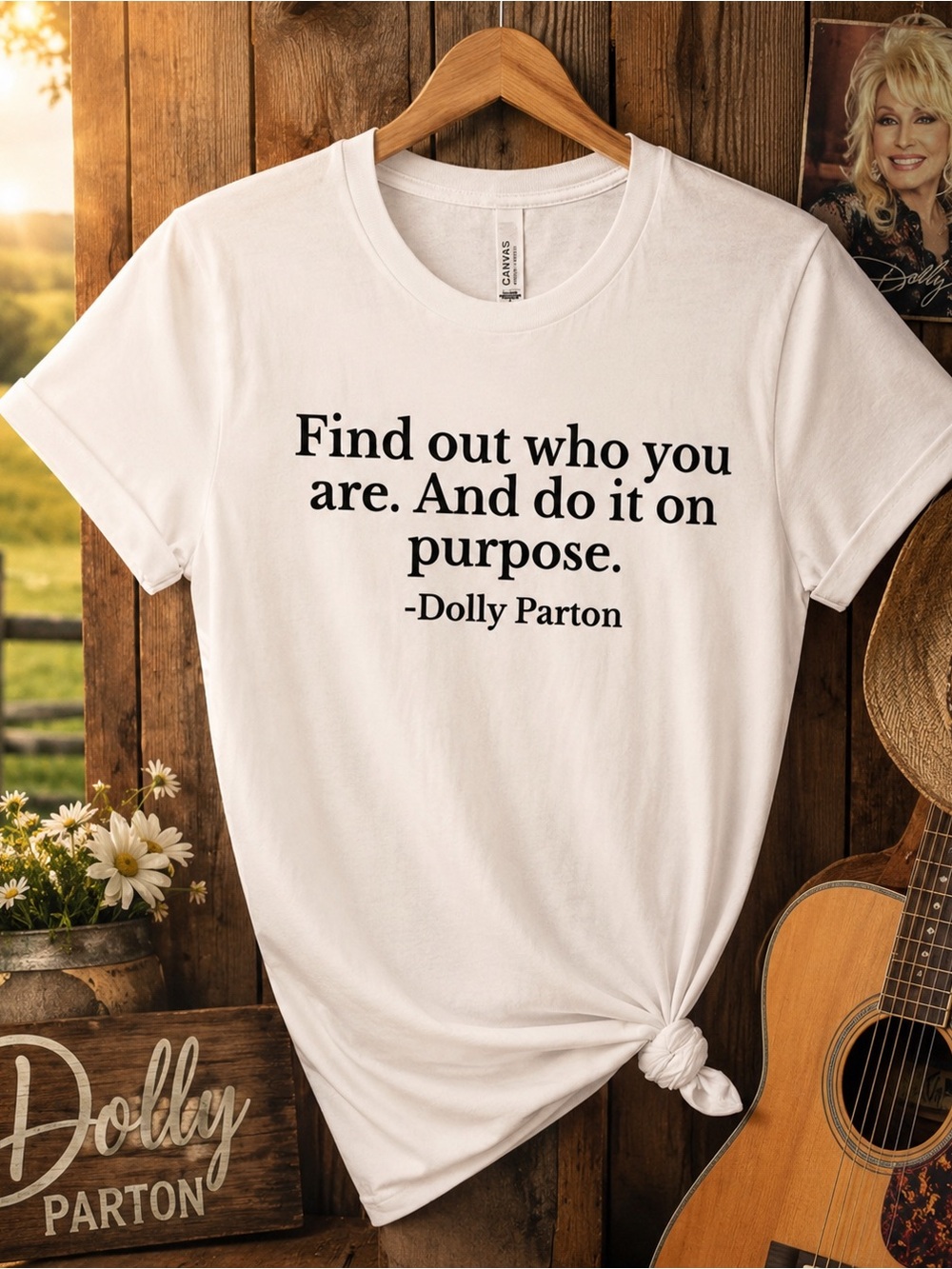 FOR THE ❤️ of DOLLY PARTON | Quote Graphic Tee